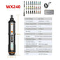 4V Mini Cordless Electric Screwdriver Set - USB Rechargeable Portable 30-Bit Kit for Home DIY