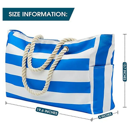 Eco-Friendly Boho Beach Bag – Spacious & Stylish