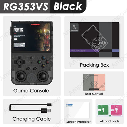 Handheld Retro Game Console 3.5-inch (8.9 cm) IPS Screen HDMI Output Android & Linux Built-in Emulators 10,000+ Games