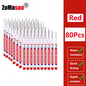 20mm Long-Head Deep Hole Marker Pens - Waterproof Fast-Dry Oil Markers for Wood, Metal & Glass (Red/Black/Blue/Green)