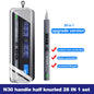 28/62-in-1 Precision Electric Screwdriver Kit — Rechargeable Cordless Mini Repair Tool Set for Phones, Laptops & Electronics