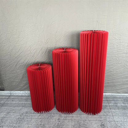 Paper Flower Cylinder Wedding & Dessert Table Decor