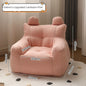 Cute Cartoon Kids Mini Sofa - Linen Toddler Armchair for Reading & Playroom