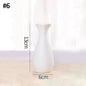 Ceramic Decorative Vase for Dried Flowers & Hydroponic Plants, Modern Table Ornament for Living Room Bedroom Office