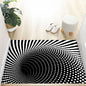 VIKAMA 3D Dizziness Crystal Velvet Floor Mat  Durable and Easy to Clean Anti-Slip Mat for Home Decoration  Entry Door Mat