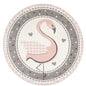 VIKAMA Cartoon Animal Imitation Cashmere Round Carpet Living Room Bedroom Bedside Sofa Decorative Carpet Anti-slip Washable Rug