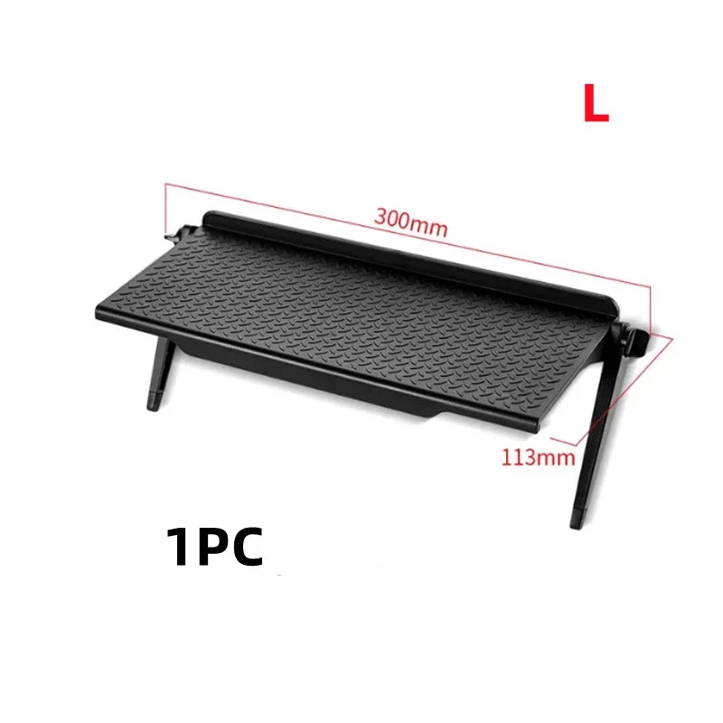 TV Screen Top Storage Shelf Adjustable Monitor Storage Rack Computer Desktop Display Stand TV Router Storage Rack Home Organizer
