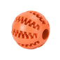 Interactive Rubber Dog & Cat Toy Ball, Puppy Chew Toy, Treat Feeder & Tooth-Cleaning Silicone Ball