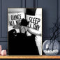 Modern Luxury Fashion Black White Art Heels Champagne Retro Poster Sticky Wall Art Printing Waterproof Home Living Bed Room Bar