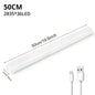 Motion Sensor Rechargeable LED Light for Closet Cabinet Wardrobe, Wireless Under-Cabinet Night Light, 4/8/12/20 in (10/20/30/50 cm)