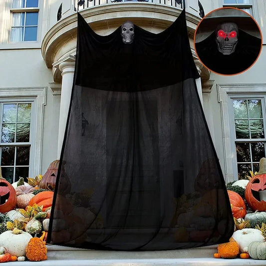 3.5m Hanging Ghost Halloween Decoration with Optional Light and Sound