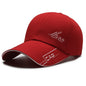 Unisex Long-Brim Sun Baseball Cap – Summer Fishing & Outdoor Shade Hat