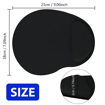 Ergonomic Wrist Rest Mouse Pad with Soft Wrist Support – Non-Slip Mousepad for PC & Laptop