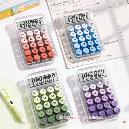 12-Digit Scientific Calculator with Mechanical Buttons for Students, Financial & Office Use