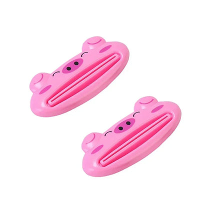 Animal Toothpaste Squeezer Tube Roller – Cute Cartoon Toothpaste Dispenser for Bathroom