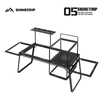 IGT Modular Table Top Plate – Folding Camping & BBQ Table Board, Portable Tactical Accessory