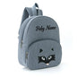 Personalized Toddler Backpack – Cartoon Bear Corduroy Plush with Embroidered Name, Large Capacity Kids Bag
