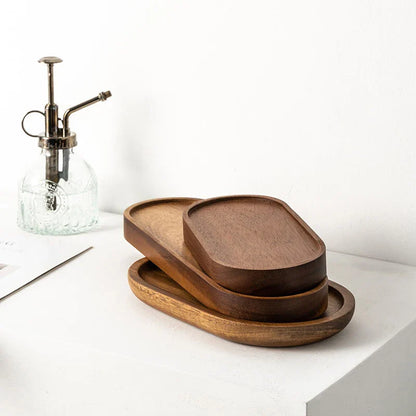 Eco-Friendly Wooden Serving Tray – Stylish & Versatile