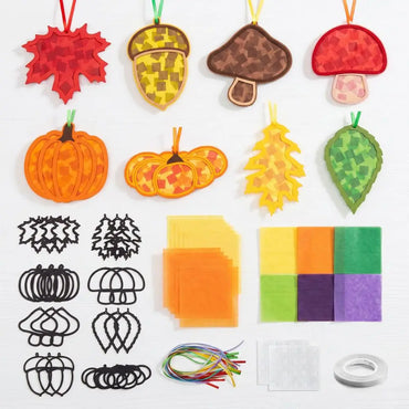 Halloween Handmade Paper-Cutting Hanging Decoration Set – Eco-Friendly DIY Paper Craft for Home, Party & Family Activity – Set 1 & Set 2