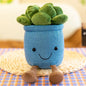Plush Succulent Plant Ornaments for Halloween & Christmas — Rag Doll Claw Machine Prizes, Cute Faux Greenery Home Decor