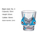 Hand Painted Pattern Glass Cup for Women, Small Wine Cup, Durable Human Bikini, Shot Glass