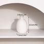 White Ceramic Bud Vase Nordic Matte Decorative Vase for Home Living Room Tabletop Flower Arrangements Photo Props