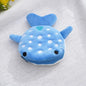 Cartoon Shark Plush Coin Purse Keyring, Zippered Coin Holder and Cable Organizer, Cute Small Gift