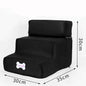 3-Step Pet Stairs for Small Dogs and Cats - Removable Washable Non-Slip Ramp Ladder
