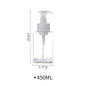Foaming Pump Bottle Dispenser - 250 ml (8.5 fl oz) & 450 ml (15.2 fl oz), Portable Foam Soap Dispenser for Travel & Bathroom, Pack of 1-4
