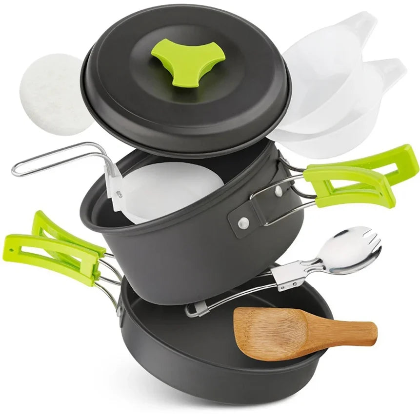 Camping Cookware Set Backpacker's Cooking Set: Portable, Durable