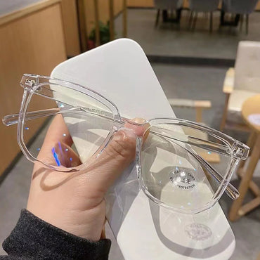 Blue Light Blocking Glasses - Lightweight Anti-Fatigue Unisex Square Frame for Office, Studying & Gaming