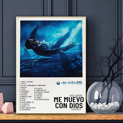 Rapper Cruz Cafuné Poster HD Art Sticky Wall Waterproof Home Living Room Bar Decoration
