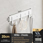 Heavy Duty Aluminum Wall Hooks for Coats & Bags, Entryway, Closet & Wardrobe Robe Hooks (1-3 Pack)