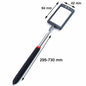 360° Telescoping Inspection Mirror with LED Light & Magnetic Tip, Extendable 9.5–28.7 in (24–73 cm) Mechanic Repair Tool