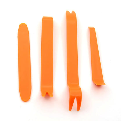 Car Door Panel Trim Removal Tool Kit - Plastic Pry Bars for Interior Clips, Dash & Audio Panels