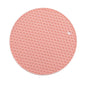Silicone Heat-Resistant Trivet Mat 7 in (17.8 cm) Round Non-Slip Pot Holder & Countertop Protector - 1-Pack
