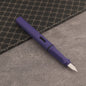 Matte Purple Fountain Pen – Plastic Body with EF/F Stainless Steel Nib, 0.38mm Fine Tip for School & Office