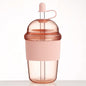 Insulated Flip Straw Bottle — 430ml (14oz) & 630ml (21oz) Leak‑Proof Travel Water Bottle for Coffee, Sports & Work