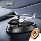 Solar Helicopter Propeller Car Air Freshener Decorative Aromatherapy Diffuser for Car Interior