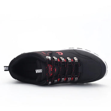 Men's Casual Leather Sneakers – Lightweight Walking & Tennis Shoes with EVA Sole