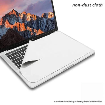 Microfiber Laptop Keyboard Cover & Screen Cloth — Dustproof Palm Rest for 13/15/16-inch (33/38/41 cm) Laptops