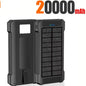 500000mAh Solar Power Bank Fast Charging Portable External Battery for iOS and Android Phones