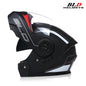 BLD Personalised Motorcycle Full Face Helmet Men Women Fashion Dual Lens Helmets Motocross Racing Modular Flip Up Casco Moto