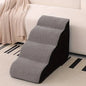 Detachable Washable High-Density Foam Pet Stairs 4-5 Step Ramp for Small Dogs & Cats L/XL