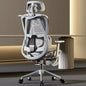 Ergonomic Office Chair Adjustable Relax Gaming Chair Computer Study Long Sitting Wheels Furgle Fauteuil Rose Office Furniture