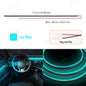 Car Interior Ambient LED Strip 110cm (43.3in), Universal DIY Flexible Cuttable Acrylic Lighting