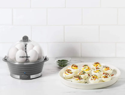 6‑Egg Rapid Electric Cooker – Steam, Poach & Boil with Ease