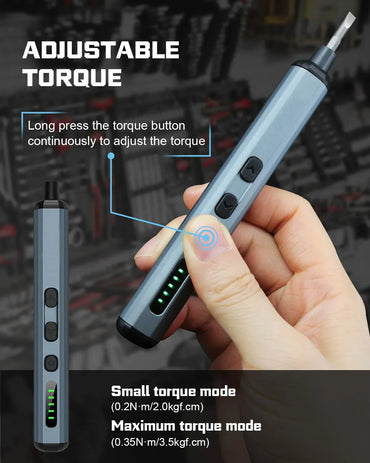 68-in-1 Precision Electric Screwdriver Set — 64 Magnetic Bits, 5-Torque Adjustable Mini Cordless Repair Kit for iPhone, Watch & Camera