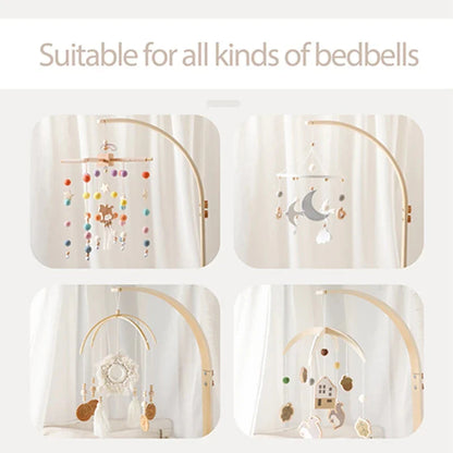 Baby Wooden Bed Bell Bracket Mobile Holder