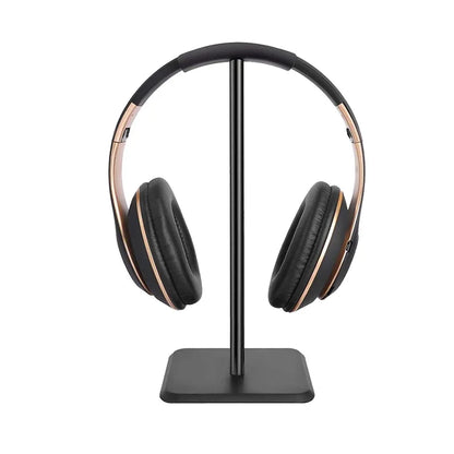 Detachable Black & White Headphone Stand – Universal Desktop Headset Holder for Gaming & Office